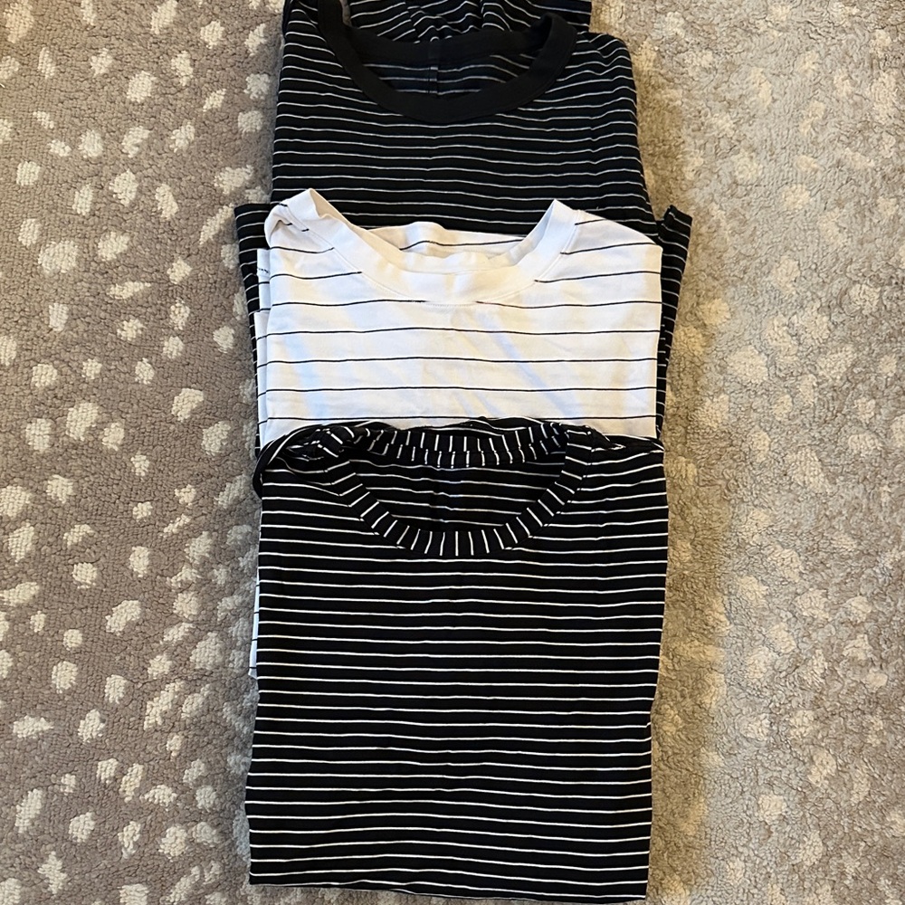 Striped Black and White T-Shirts